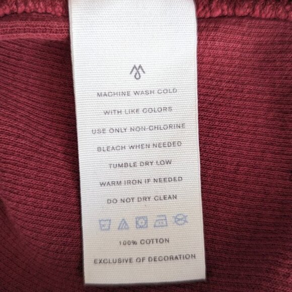 MARTIN + OSA Red Zip Neck Long Sleeve Sweatshirt - Picture 14 of 14